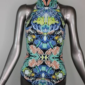 Free People Women Body Suit  turtleneck Top